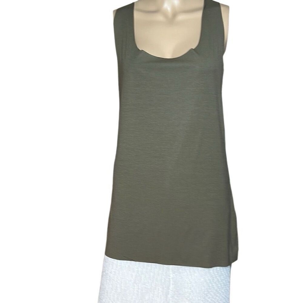 Wolford Aurora Pure Tank Top 52730 Hunter NWT